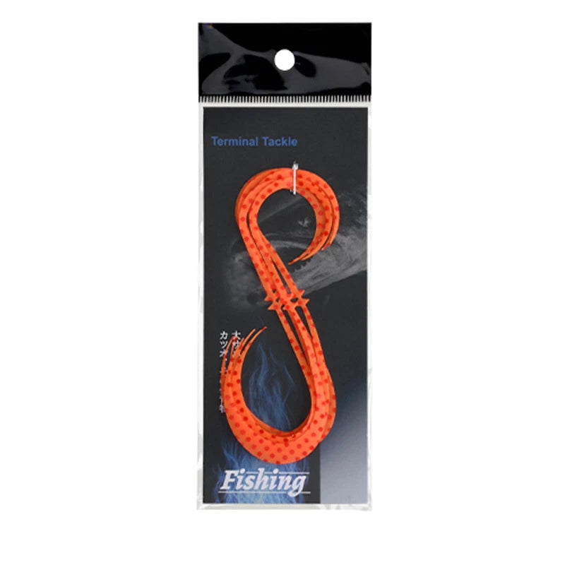 S Type Streamer Fishing Lure Silicone Skirt 110mm for Freshwater