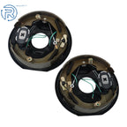 2X Electric Trailer Brake Self-Adjusting Assembly LH+RH 10"x2-1/4" for 3500 lbs