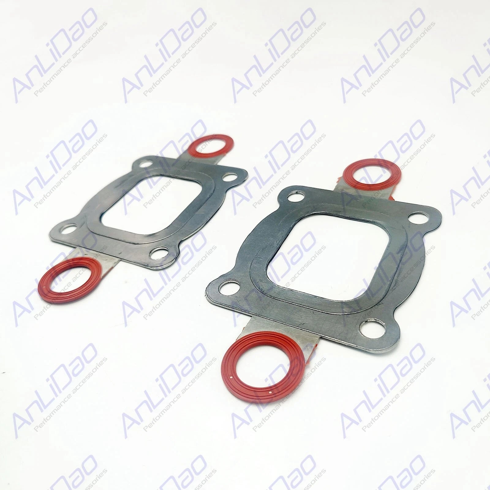 2Pcs Exhaust Manifold Elbow Gasket for MerCruiser V6 V8 (27-864547A02)