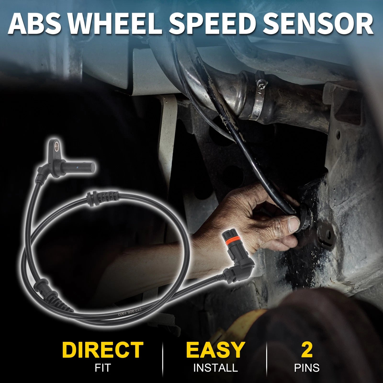 Front Left ABS Wheel Speed Sensor for Mercedes-Benz E-Class W212 (2009–2016) No.A2129051902