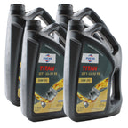 Set of 4 Fuchs TITAN GT1 LL-12 FE SAE 0W-30 Engine Oil for Hyundai Jaguar