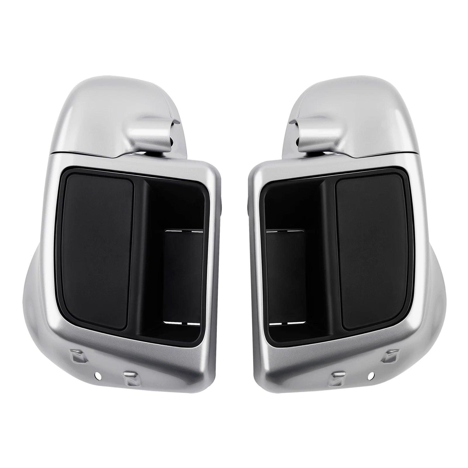 Lower Vented Fairings for Harley Touring (2014–2025) - Brilliant Silver Pearl