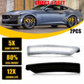 2X Smoke White LED Front Rear Side Marker Light for Ford Mustang (2024–2025)