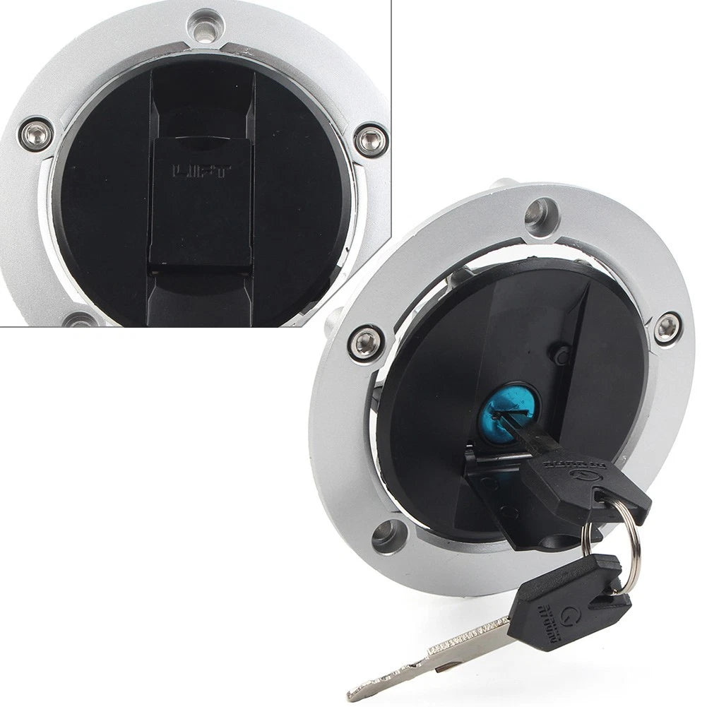 Fuel Tank Gas Cap Cover Lock Keys for Suzuki SV650 1000 1000S SFV650 (2003–2023)