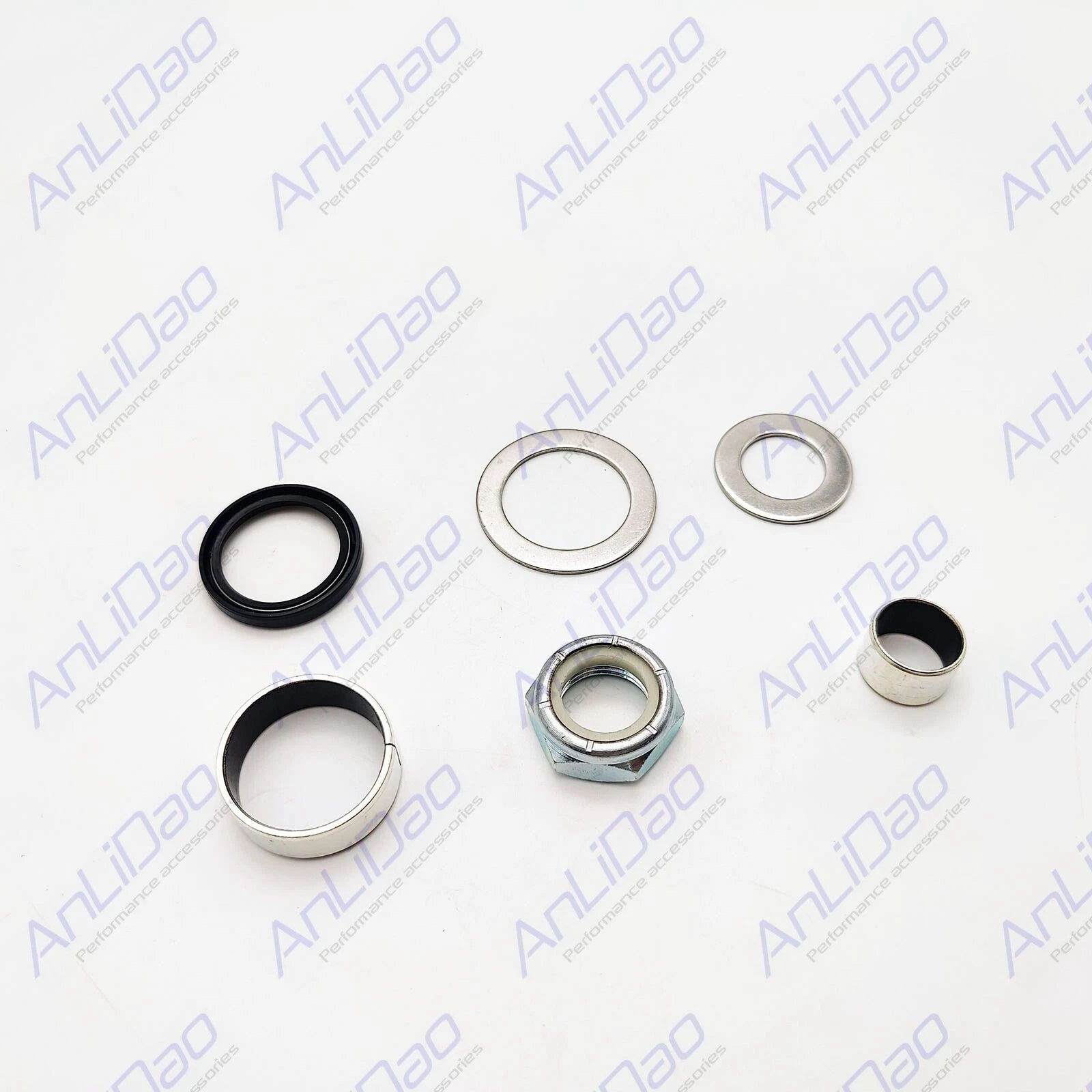 Gimbal Steer Arm Shaft Seal Bushing & Washer Nut Kit for MerCruiser (26-8M2005029)