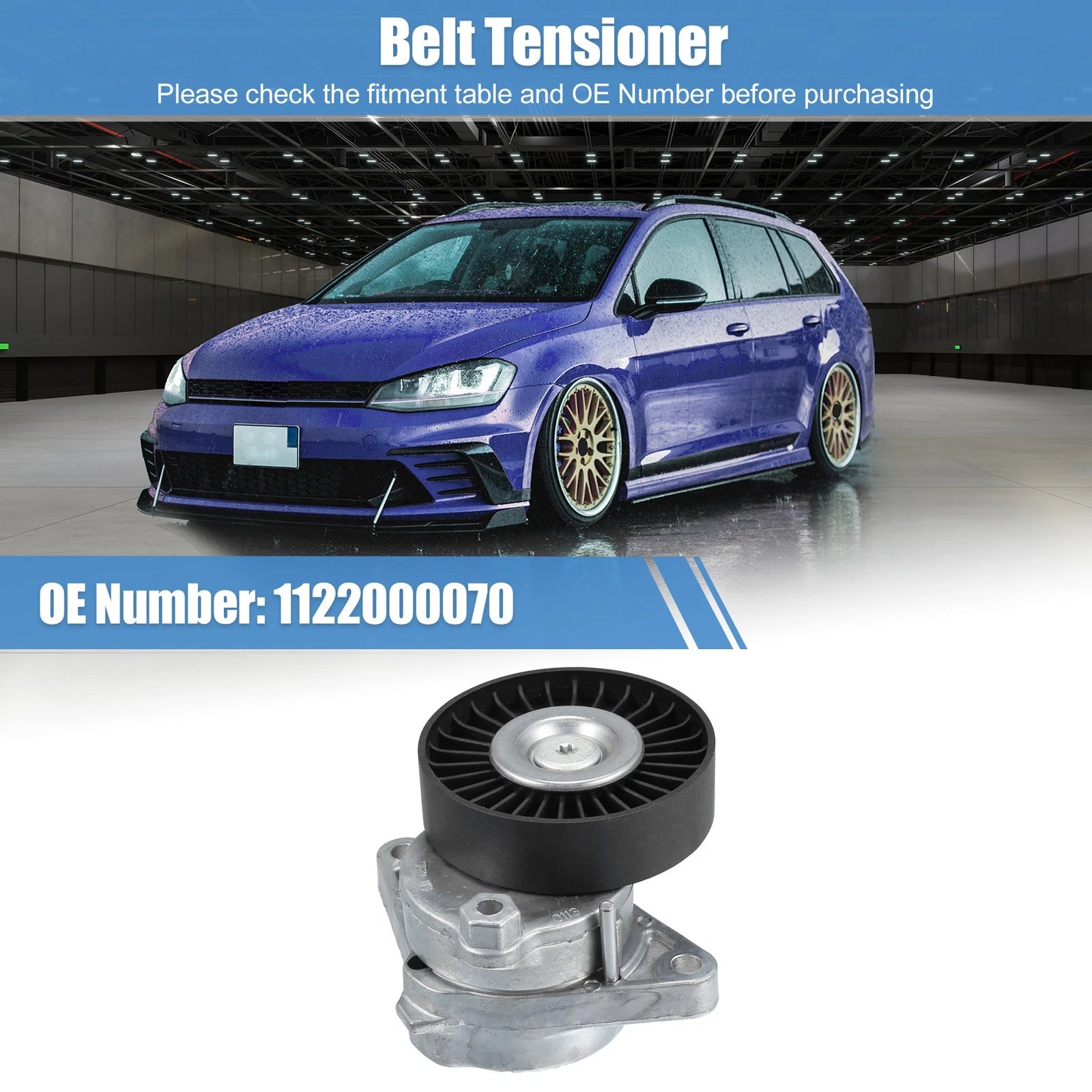Belt Tensioner Pulley for Mercedes-Benz C240 C280 C320 CLK320 E320 (No. 1122000070)