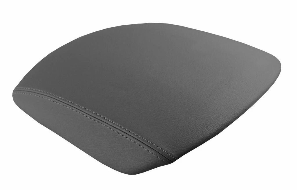 Leather Console Lid Pull Over Cover for Honda Pilot (2009–2015) Gray