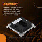 LED Headlight Module Ballast for Renault Clio/Megane/Kadjar (2012–2019) 260558993E