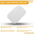 Fuel Tank Door Cap for Volkswagen Passat (2012–2018) White