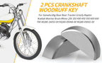 2 x Crankshaft Woodruff Key for Yamaha Big Bear Grizzly Kodiak (1995–2016)