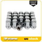 Set of 20 Chrome Bulge Acorn Lug Nuts for Nissan Infiniti