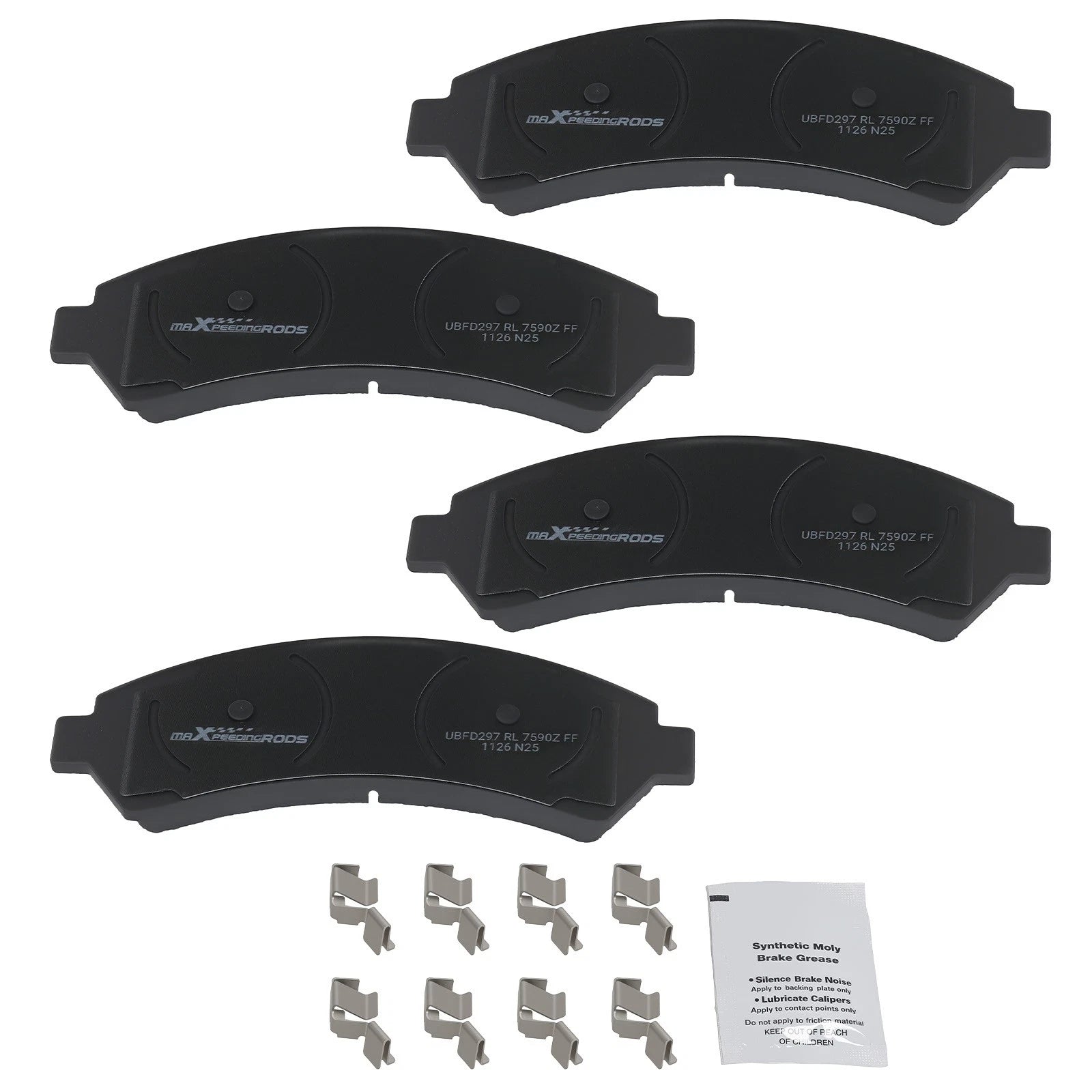 Front Ceramic Brake Pads Kit for Chevrolet Blazer S10 GMC Jimmy Sonoma (1997–2005)