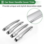 Door Handle Cover Trim for Toyota Prius (2010–2015) - Silver Tone