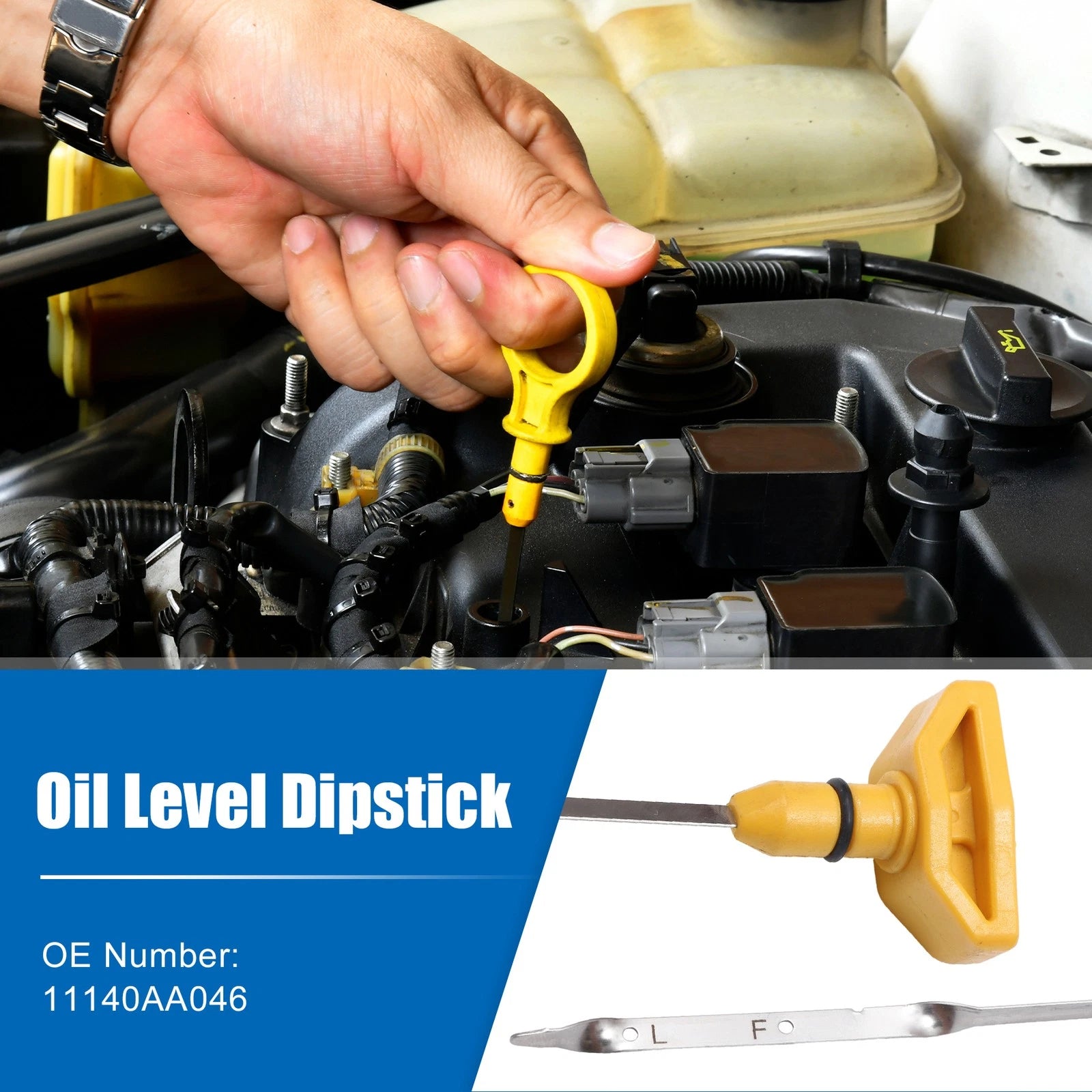 Engine Oil Level Indicator Dipstick for Subaru Impreza (1993–2002) No. 11140AA046