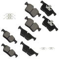 Set of 8 Brake Pads for BMW 228i 230i 320i 328i 428i 430i xDrive