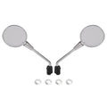 Rear View Mirror Pair Chrome for Vespa Primavera 50 125 150 (2T 4T Elettrica)