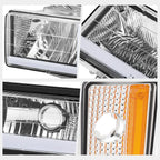 Headlight for Toyota Sienna XL30 (2011–2020) Black Housing Clear Lens