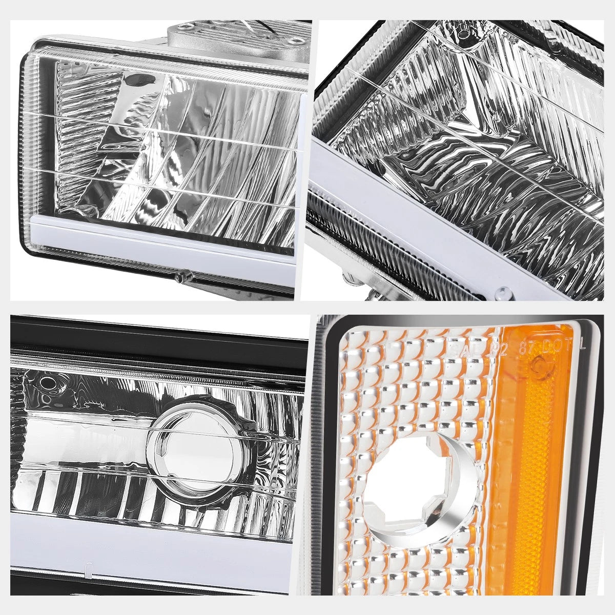 Headlight for Toyota Sienna XL30 (2011–2020) Black Housing Clear Lens