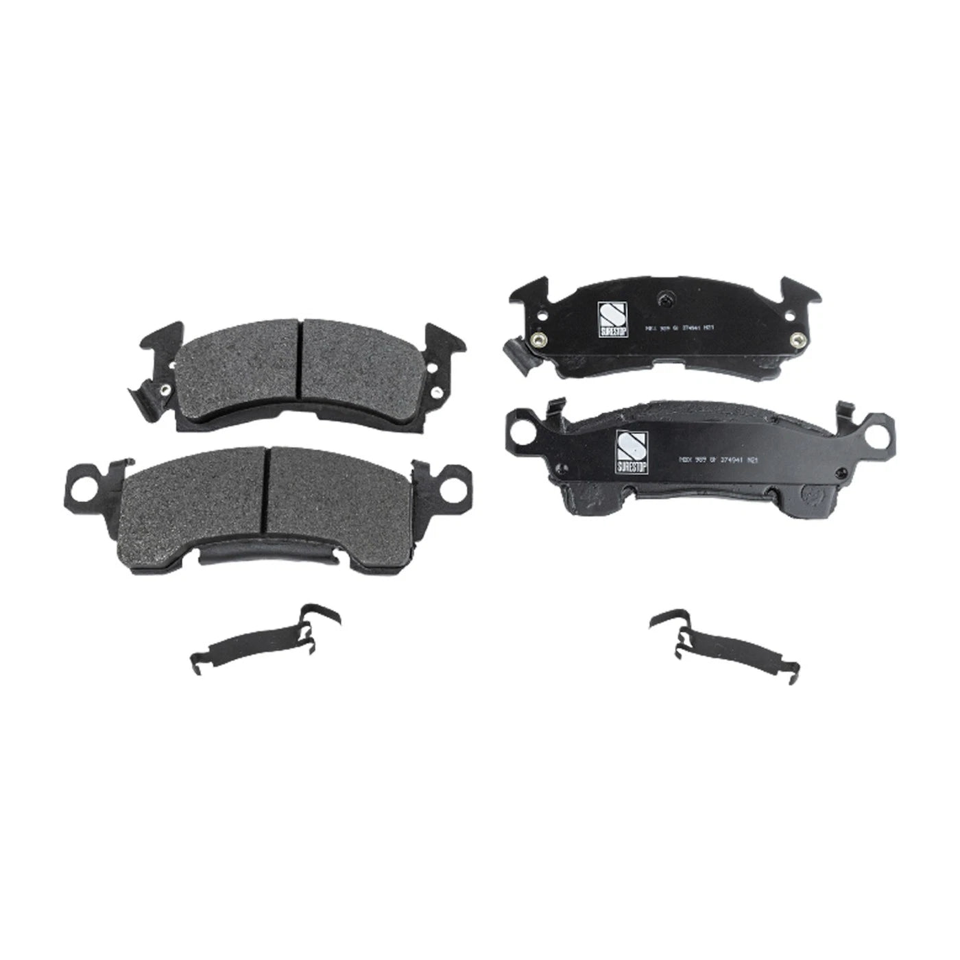 Set of 4 Brake Pads for Pontiac LeMans (1975–1977) Front 2-Wheel