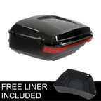 King Trunk Black Latch LED Tail Light for Harley Touring (2014–2025)
