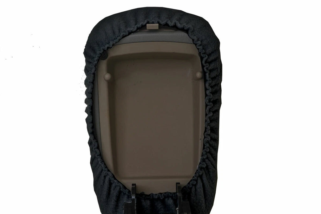 Fleece Console Lid Armrest Cover for Kia Sportage (2005–2010) Black