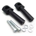 1in. Handlebar Riser Clamps Mounts Kit for Harley Motorcycle (6" Tall)