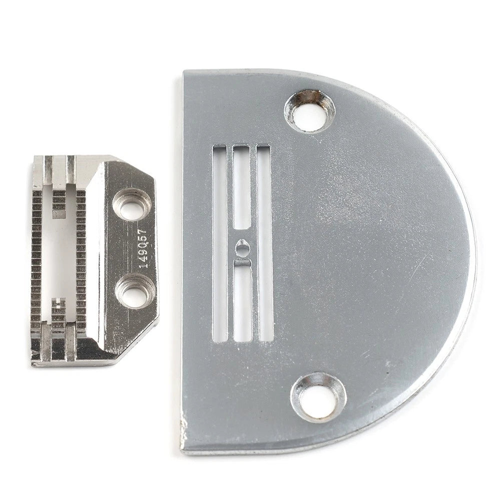 Needle Plate 147150 & Feed Dog 149057 for Industrial Single Needle Machines