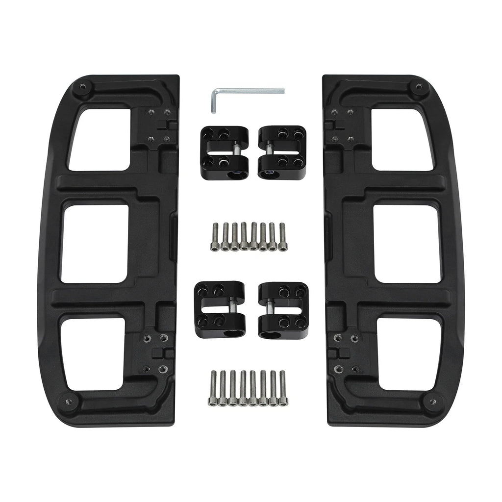 Matte Black Driver Footboard for Harley Road King, Glide (2009-2024)