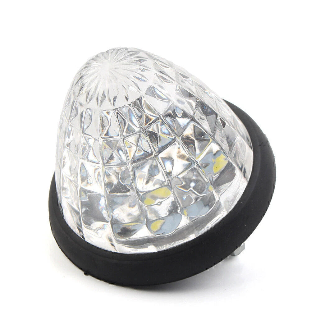 White LED Side Marker Light for Truck Trailer Tractor