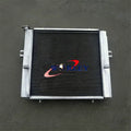 Aluminum Radiator & Fan for Toyota Forklift 6FG25 7FD20 7FG20 8FGJ35