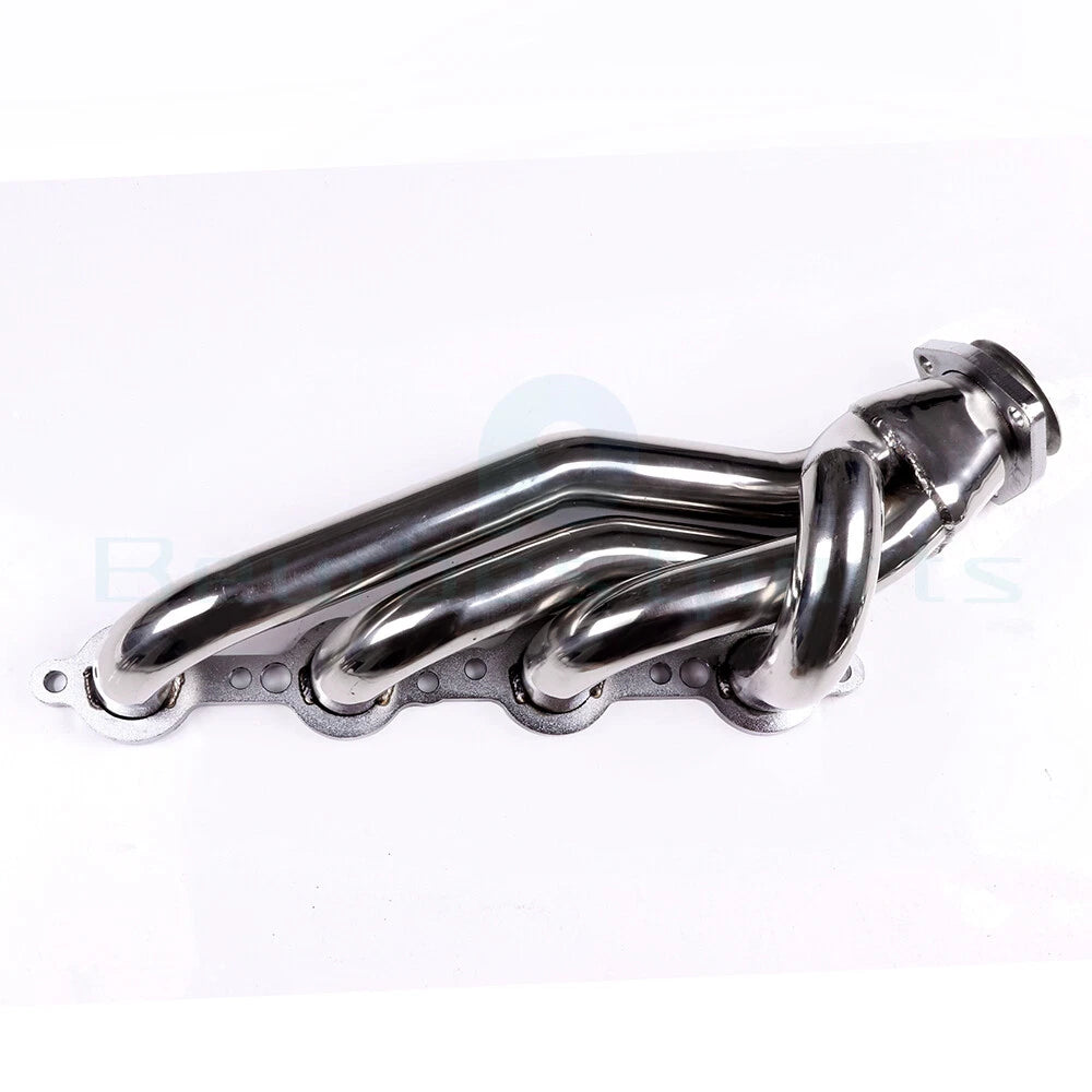 Pair Slotted 4-1 Shorty Exhaust Manifold Header + Collectors for Sonoma S15 S10
