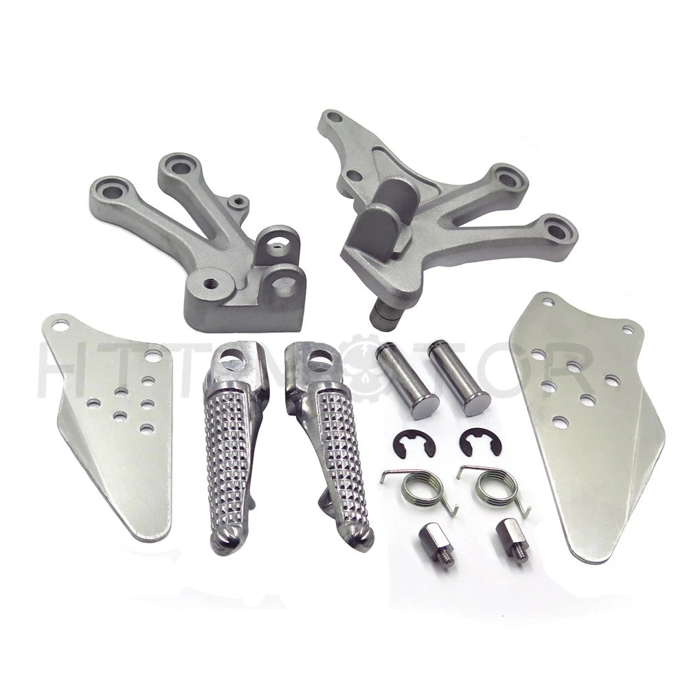Front Foot Rest Pegs & Brackets for Kawasaki Ninja ZX10R (2004–2005)