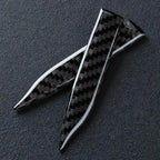 Carbon Fiber Side Rear View Mirror Trim Strip Sticker Universal Fit for All