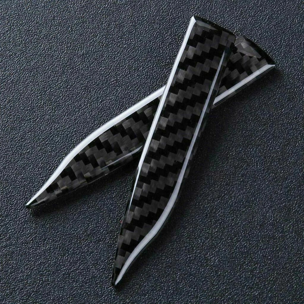 Carbon Fiber Side Rear View Mirror Trim Strip Sticker Universal Fit for All