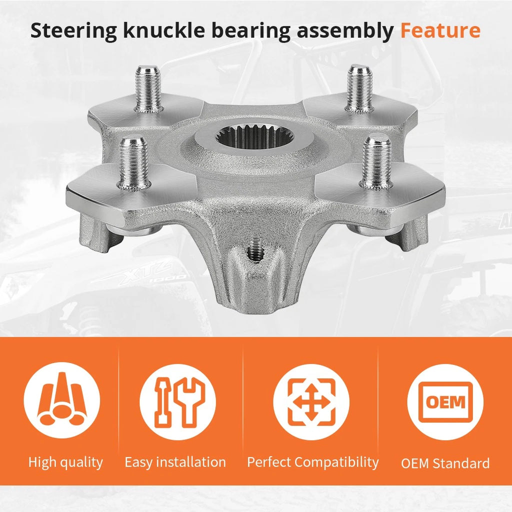 2 Front & Rear Wheel Hubs for Arctic Cat Wildcat 1000 (2012–2015) 1502-971 1502-433