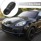 Gloss Black Key Fob Shell Set for Porsche Cayenne Panamera (2003-2023)