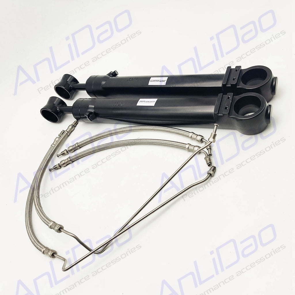 Trim Ram Cylinder Set for MerCruiser (Port & Starboard) + Trim Cylinder Hose Kit