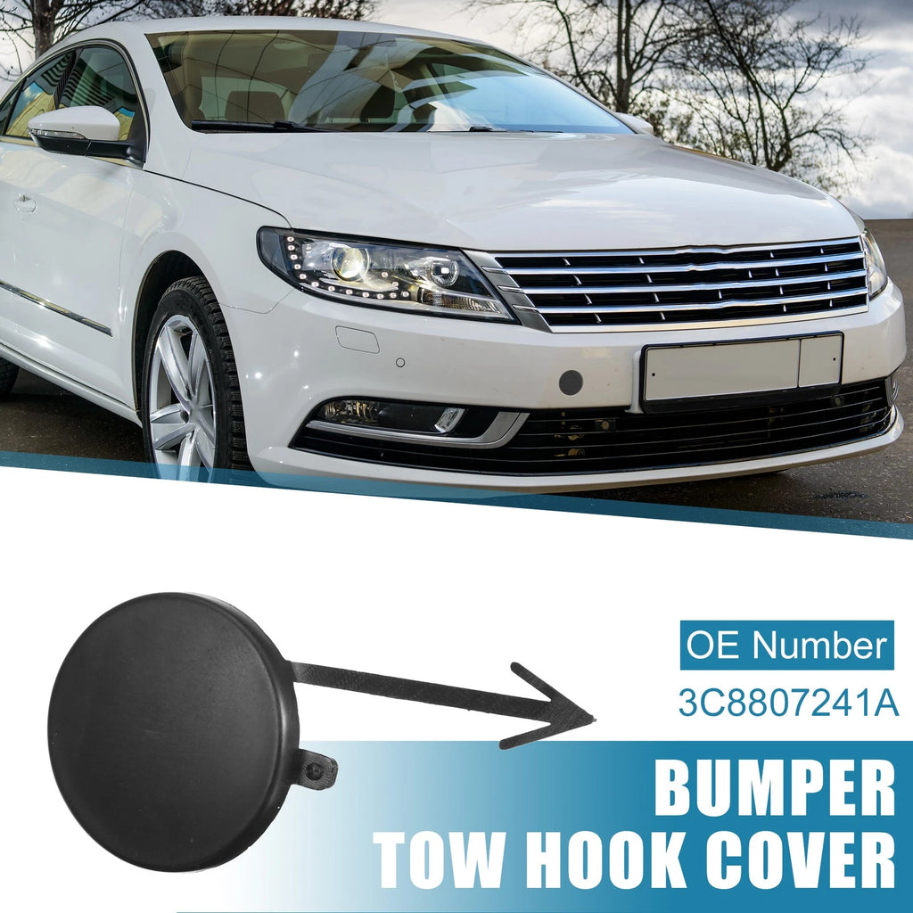 3C8807241A Front Bumper Tow Hook Cover for Volkswagen Passat CC (2009–2017)