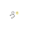 Front Windshield Washer Nozzle 61667054446 for BMW (2010–2017)