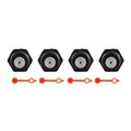 Set of 4 Death Grip Ball Joints for RZR XP 4 Turbo (2016–2024)