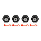 Set of 4 Death Grip Ball Joints for RZR XP 4 Turbo (2016–2024)