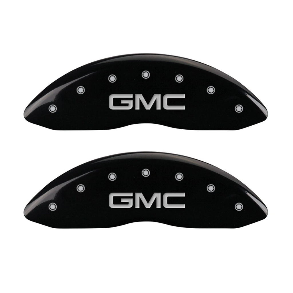 Front and Rear Black Caliper Covers Replacement for GMC Yukon (2015–2020)