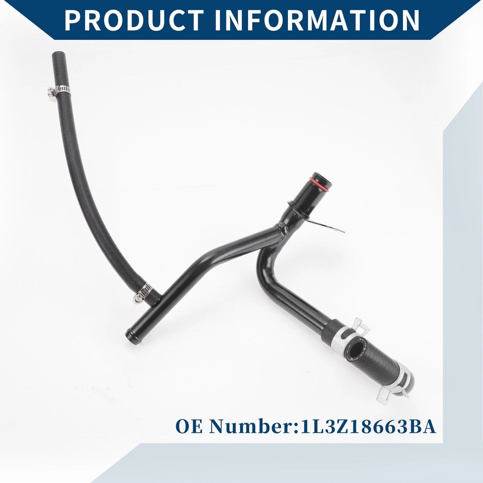 HVAC Heater Hose Assembly for Ford E-150 Club Wagon (No. 1L3Z18663BA)