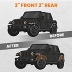 3" Front 2" Rear Leveling Lift Kit for Ford Explorer (2003–2004)