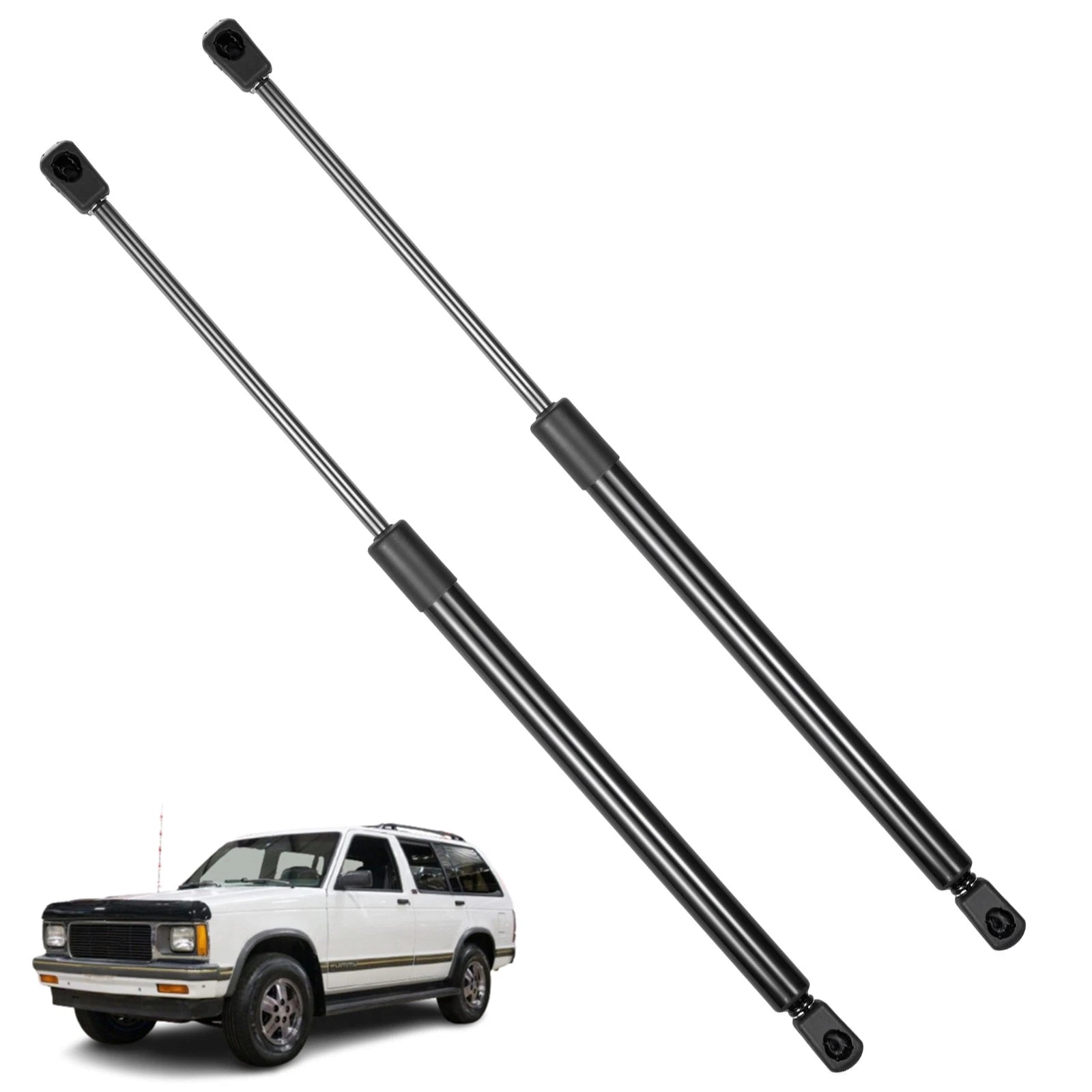 2X Rear Window Glass Lift Supports for Chevrolet Blazer Oldsmobile (1994)
