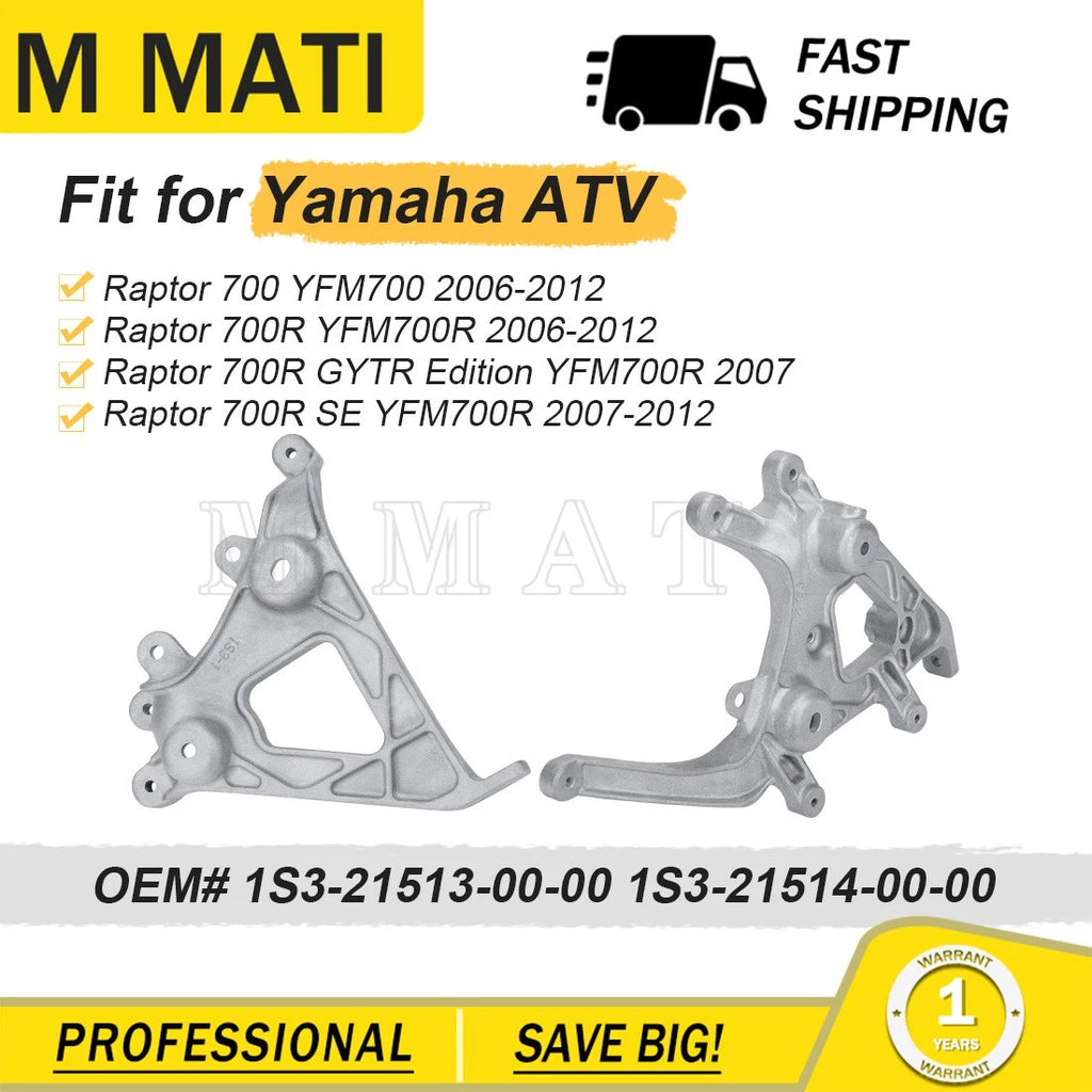 Front Fender Headlight Brackets for Yamaha Raptor (1S3-21513-00-00, 1S3-21514-00)