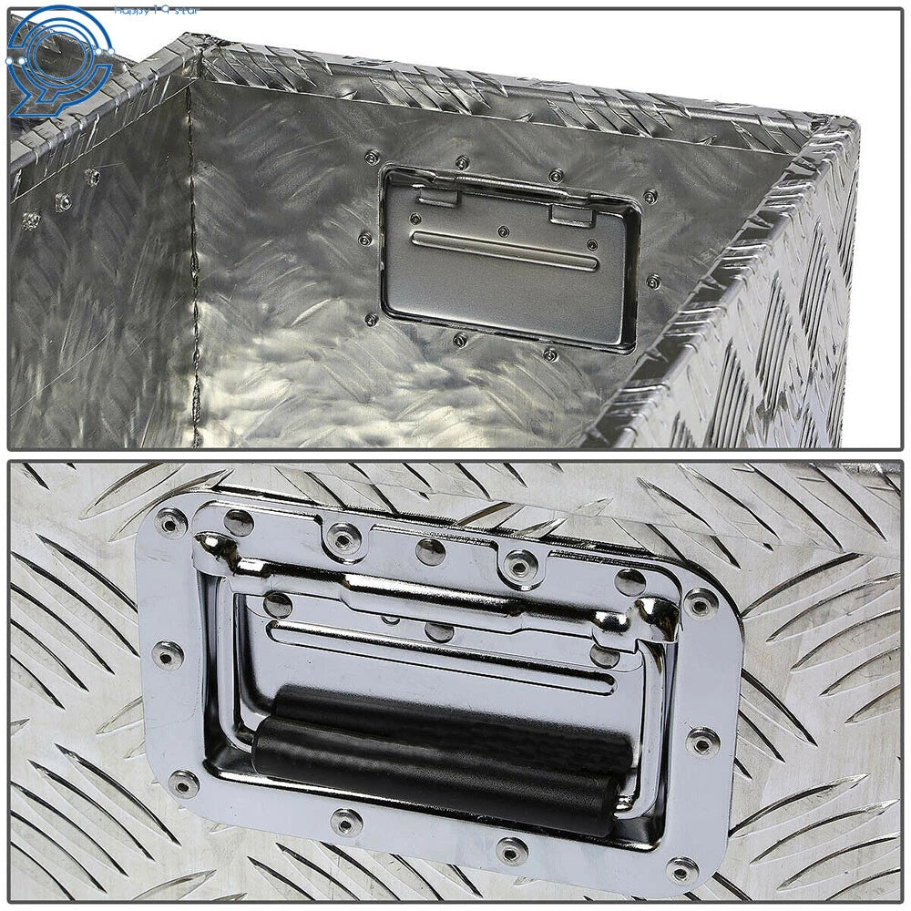 30 Inch Silver Aluminum Tool Box for Flatbed Pickup