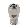 Compression Tube Fitting 1/4 PT Male Thread x 10mm OD Tube 304 Stainless Steel