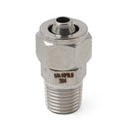 Compression Tube Fitting 1/4 PT Male Thread x 10mm OD Tube 304 Stainless Steel