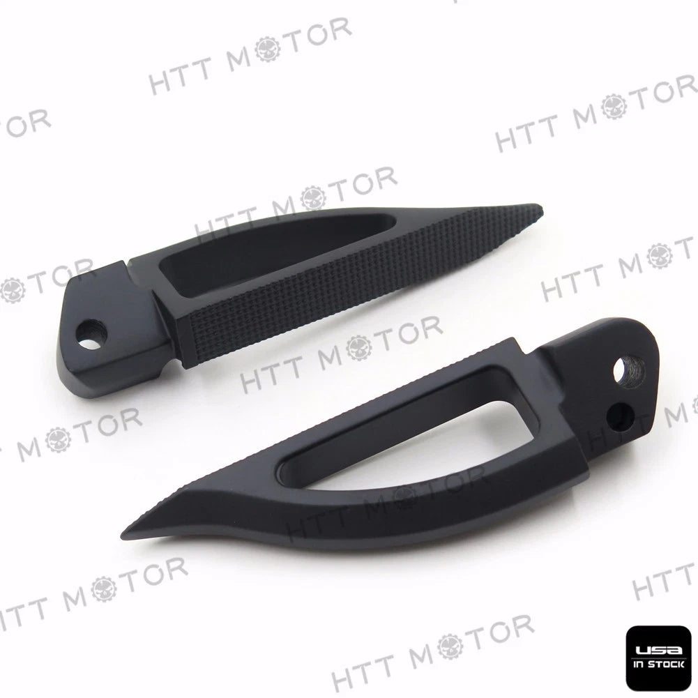 Blade Style Rear Foot Pegs for Suzuki GSXR600 GSXR750 GSXR1000 (2001–2005) Black
